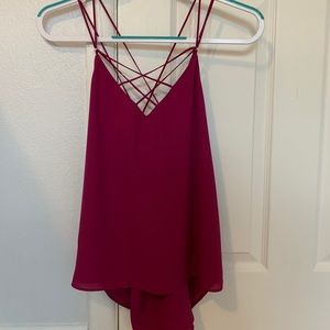 Maroon Express Tank Top